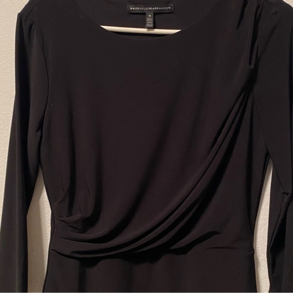 White House Black Market Top LongSleeve Women’s Size Medium Preppy Garden Party